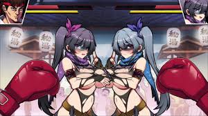 【03 女拳主義F-ist実況】ボクシングで爆乳女忍者にエロいことする。(格闘アニメーションエロゲー。)