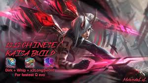 Molecule on X: New Chinese Kaisa Build (13.13) - On this weeks version of  cursed Kaisa builds coming from China we have a new contender.  Stridebreaker! - Dirk + Whip + x2