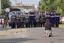 Select the subjects you want to know more about on euronews.com. Iconic Images Emerge From Myanmar As Nun Blocks Police From Shooting Protesters The Times Of Israel