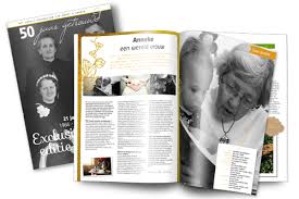 Huwelijkscadeau 50 Jaar Getrouwd Tijdschrift Voorbeeld Gepersonaliseerde Bruiloft 50 Jarig Huwelijk 50