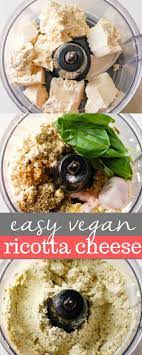 Vegan Ricotta Cheese Recipe Vegan Ricotta Vegan Cheese Recipes Ricotta Recipes