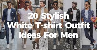 For consistency, we ordered all the shirts in a size large. 20 Cool Ways To Style The Basic White T Shirt For Men