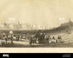 Vintage view of calcutta india hi-res ...