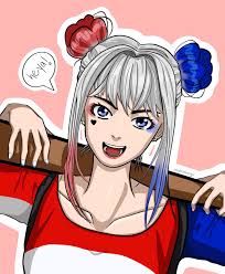 Последние твиты от harley quinn (@dcharleyquinn). I Drew An Anime Girl Inspired By Harley Quinn Harleyquinn