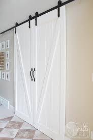 Diy Double Barn Door Double Barn Doors Interior Barn Doors Diy Barn Door