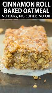 Cinnamon Roll Baked Oatmeal The Best Recipe The Big Man S World Recipe Breakfast Dessert Baked Oatmeal Recipes Recipes