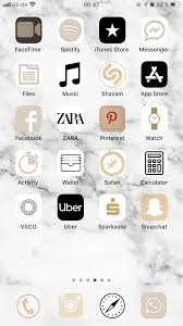 Change App Icons Into Classy Elegant Icons Homescreen In Beige Black Iphone Photo App Iphone Wallpaper App Application Iphone