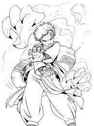 Naruto and gaara coloring pages. Online Coloring Pages Coloring Page Gaara Naruto Download Print Coloring Page