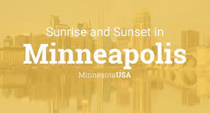 The last day of the month is 14 hours, 56 minutes, so the length of the days. Sunrise And Sunset Times In Minneapolis