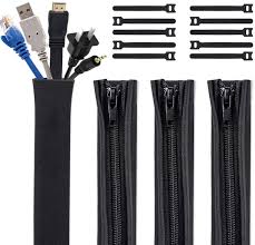 Cable managers and hangers can some in handy here. Kootek 4 Pack Cable Management Sleeve With 10 Pieces Cable Tie 19 5 Inch Cord Organizer Cable Wrap Wires Cover Sleeves Wraps Wire Hid