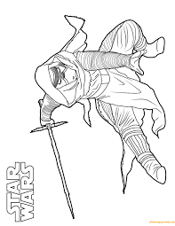 They will love these coloring sheets from star. Kylo Ren Star Wars Coloring Pages Cartoons Coloring Pages Coloring Pages For Kids And Adults