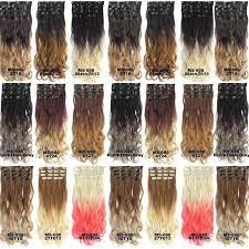 See more ideas about dip dye hair, dip dye hair extensions, hair. Clip In On Dip Dye Ombre Full Head Synthetic Hair Extensions Body Wave 7pcs
