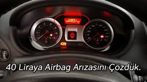 Renault Clio Airbag Hava Yastigi Arizasi Ve Cozumu Airbag Fault Youtube