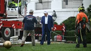 Donald Trump Sparks Fury After Paving Over Iconic White House Rose Garden