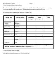 Data Collection Sheet Pa And Health Pdf Physical