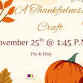 Thankfulness Craft event image