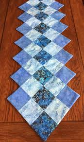 Blue Batik Table Runner Batik Table Runner Handmade Table Runner Diy Batik Table Runners Handmade Table Runner