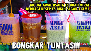 Lalu masukan es serut kedalam mangkok. Bongkar Tuntas Modal Dan Resep Usaha Es Buah Yang Semakin Viral Youtube