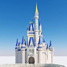 3d Cinderella Castle Model Cinderella Castle Disney Castle Castle