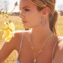 Kendra Scott Insley Hoop Earrings in Amethyst