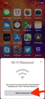 The application was built on our superior servers and algorithms. How To Share Wi Fi Passwords From Iphone Or Ipad Osxdaily
