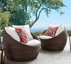 Torrey All Weather Wicker Papasan Chair Espresso Potterybarn Outdoor Furniture Chairs Outdoor Chairs Outdoor Lounge Furniture