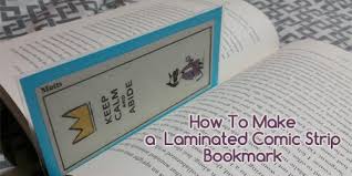 Done with products found at. How To Make A Laminated Comic Strip Bookmark Without A Laminator Craftcore