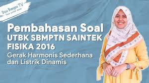 Kumpulan lengkap soal utbk tps 2020 beserta jawabannya. Pembahasan Soal Utbk Sbmptn Saintek Fisika 2016 Gerak Harmonis Sederhana Dan Listrik Dinamis Youtube