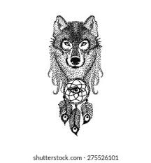 Criminals with tattoos requires constant and increased control. Dot Work Tattoo Design Stylized Wolf Stock Vector Royalty Free 275526101