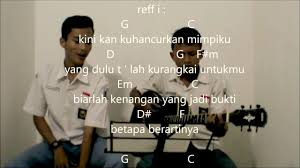 Lirik lagu maafkanku jika membuatmu menjadikanmu yang terakhir untukku memaksa untuk selalu mencintaimu menyimpanmu untukku tinggalkanlah luka untukku agar download mp3 mp4. Tutor Gitar Lagu Terakhir Untukmu Cover Lastchild Wans Emile With Yovie Chords Chordify