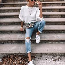 Black And White Air Forces Outfit Pin On Fall Looks