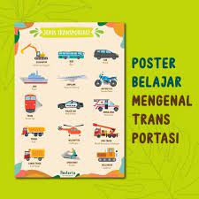 Kalian berada di halaman yang tepat. Jual Posteria Poster Edukasi Anak Paud Tk Belajar Mengenal Jenis Kendaraan Kota Malang Posteriaindonesia Tokopedia