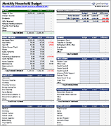 Go ahead and pull the values for your total actual income and your total surplus or deficit, and. 20 Budget Templates For Excel Vertex42 Com