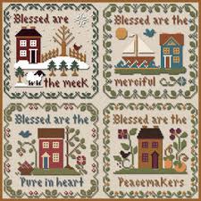 We also have bookmark patterns as well as scripture verse patterns. Little House Needleworks Saltbox Scriptures Cross Stitch Pattern 123stitch