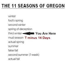 Oregon S Seasons Explained Oregon