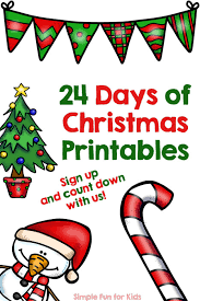 You can color the numbers each day. Advent Calendar 24 Days Of Christmas Printables Simple Fun For Kids