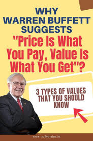 Why Warren Buffet Suggests Price Is What You Pay Value Is What You Get In 2020 Money Management Advice Stock Market Basics Stock Market