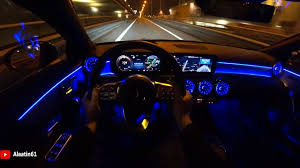 2020 Mercedes Cla Review Cla 220 Amg Pov Test Drive At Night Youtube