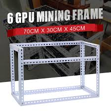 In upcoming videos, we will compare this. 28x12x18 Aluminum Open Air Frame Mining Rig Case Crypto Coin Steel Shelf Set For 6 Gpu Bitcoin Diy Walmart Canada