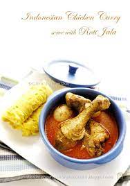 Citra S Home Diary Kari Ayam Dengan Roti Jala Indonesian Style Chicken Curry Serve With Net Pancake Curry Recipes Curry Chicken Recipes Turkish Recipes