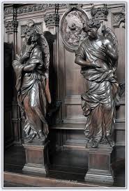 Nadire Atas On Edinburgh Scotland Magic Wood Sculpture Sculpture Wooden Statues