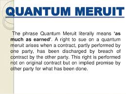 Quantum Meruit By Neeraj Bhandari Surkhet Nepal