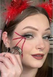 Skelly Spider Webb Makeup