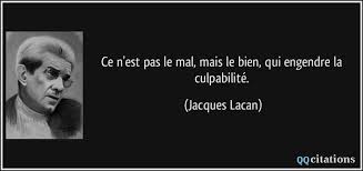 Aussi absurde que cela me semblaît à mille milles de tous les endroits habités et en danger. Ce N Est Pas Le Mal Mais Le Bien Qui Engendre La Culpabilite