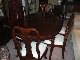 Beautifulle Thomasville Cherry Dining Room Table 8 Chairs Table Pad Collectors Cherry Collection Cherry Dining Room Sets Dining Metal Dining Room Chairs