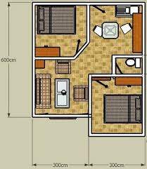 33 Denah Rumah Minimalis 2 Kamar Tidur Rumahku Unik