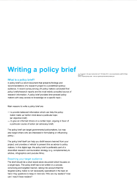 Apa (american psychological association) style is most frequently used within the social sciences, in order to cite various sources. 50 Free Policy Brief Templates Ms Word á… Templatelab