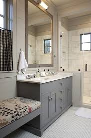 Here, various shades of white and gray come together to create enough interest that the bathroom doesn't feel flat or boring but still gives you a great modern farmhouse feel. 62 Cozy And Relaxing Farmhouse Bathroom Designs Digsdigs