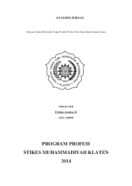 Analisis sikap pekerja informal non pbi yang belum terdaftar program jaminan kesehatan nasional (jkn) 2014 di kabupaten brebes. Doc Analisis Jurnal Ilham Septyawan Academia Edu