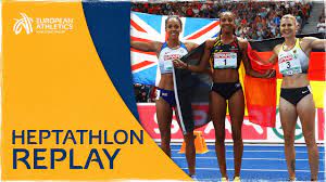 The competitors accumulate points calculated from the performances obtained in each of the 7 events. Women S Heptathlon Berlin 2018 Youtube